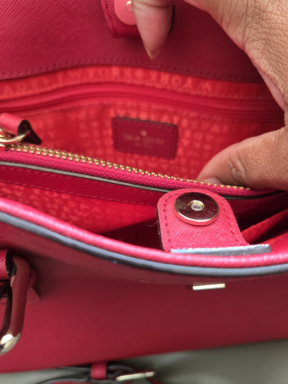 Kate Spade New York Cove Street Provence Satchel - Pillbox Red NWT - Picture 9 of 12